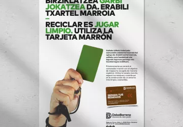 Mankomunitateak txartelak banatzeko epea luzatu  eta biohondakinen edukiontziaren itxiera martxoaren 31ra arte atzeratu du Eibarren