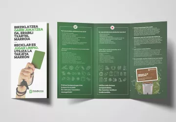 Debabarreneko edukiontzi marroietan hondakin organikoak botatzeko txartel marroia erabili beharko da apirilaren 28tik aurrera Mutrikun