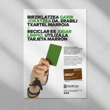 Mankomunitateak txartelak banatzeko epea luzatu  eta biohondakinen edukiontziaren itxiera martxoaren 31ra arte atzeratu du Eibarren